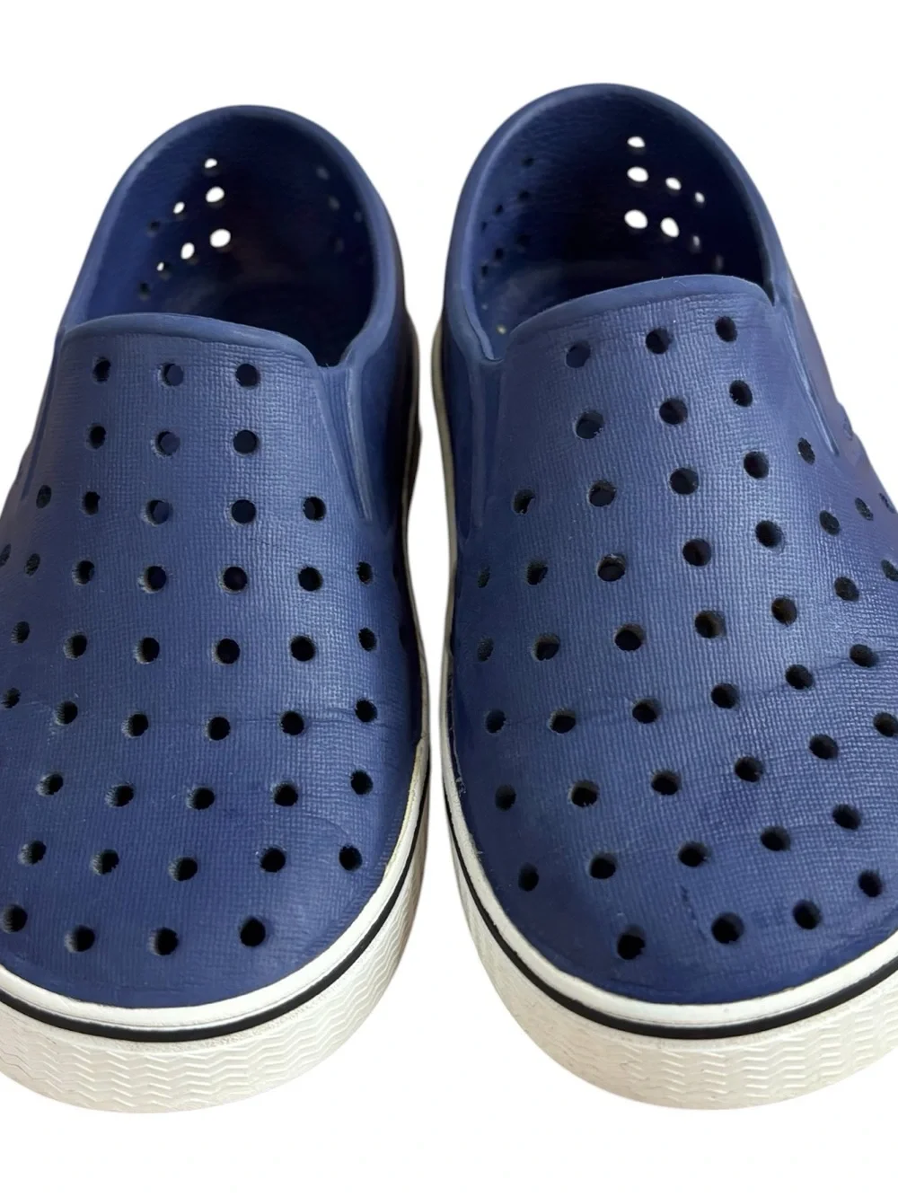 Native shoes little children jefferson waterproof shoes blue size c10